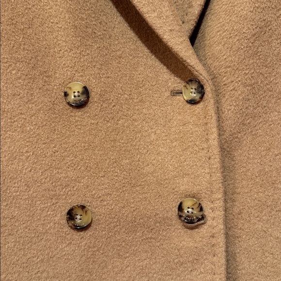 Babaton Slouch Mid Coat in Camel Brown - Picture 4 of 8